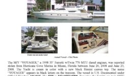 5998-08 Stolen Boat Notice