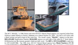 6129-09 Stolen Boat Notice - 48' Ocean