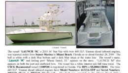 6130-09 Stolen Boat Notice - 34' Sea Vee