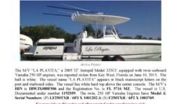 6411-13 Stolen Boat Notice - 32' Intrepid