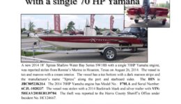 6513-14 Stolen Boat Notice - 18' Xpress